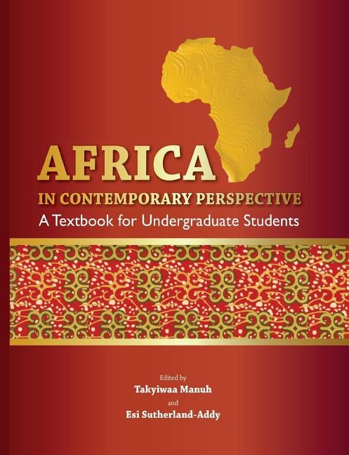 Paperback textbook titled "Africa in Contemporary Perspective" by Sub-Saharan Publishers, showing the book cover with African artwork.
