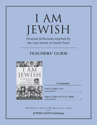 I Am Jewish Teacher's Guide Paperback Jewish Lights Publishing