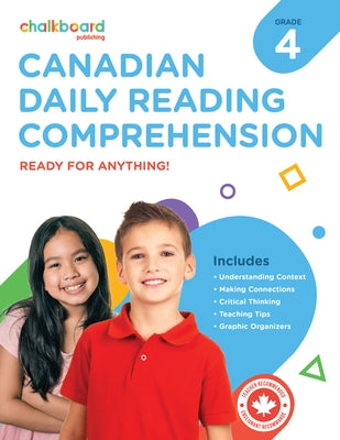 Canadian Daily Reading Comprehension 4 Paperback Chalkboard Publishing