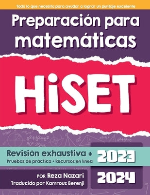 Preparación para matemáticas HiSET 2023: Preparación de Matemáticas de Hiset 2023 by Berenji, Kamrouz