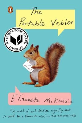Paperback copy of The Portable Veblen by Penguin Books featuring the book cover with artwork and title on the front.