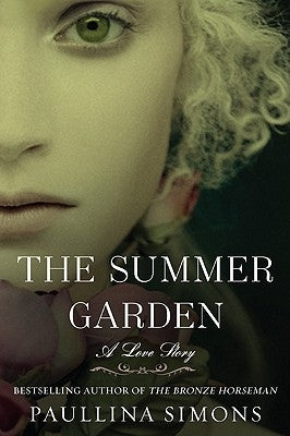 Paperback copy of The Summer Garden by William Morrow & Company, featuring a colorful cover illustration.