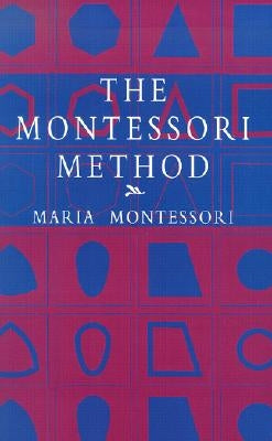Open book titled "The Montessori Method" by Dover Publications, showing pages with educational Montessori activities.