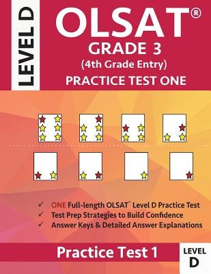 OLSAT Grade 3 (4th Grade Entry) Level D: Practice Test One Gifted and Talented Prep Grade 3 for Otis Lennon School Ability Test Paperback Origins Publications