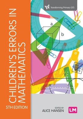 Children's Errors in Mathematics paperback by Learning Matters, featuring a colorful cover with children solving math problems.