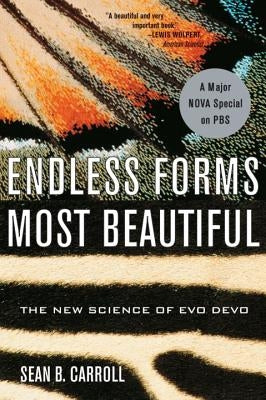 Paperback of "Endless Forms Most Beautiful" by W. W. Norton & Company, showing the book cover with title and author text.