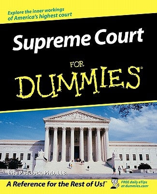 Supreme Court for Dummies Paperback For Dummies