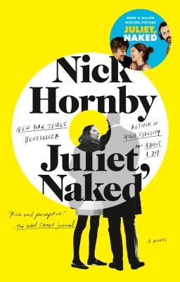 Cover image of the novel Juliet, Naked by Riverhead Books, featuring artwork related to the book's theme.