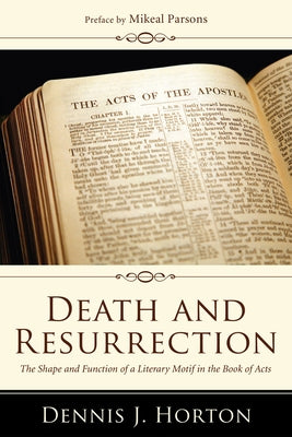 Death and Resurrection Paperback Pickwick Publications