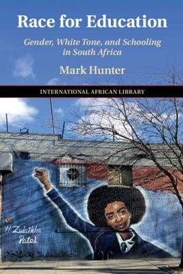 Paperback "Race for Education" by Cambridge University Press, featuring cover art with educational and race themes.