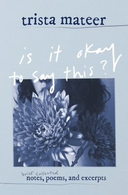 is it okay to say this?: brief collected notes, poems, and excerpts Paperback Independently Published