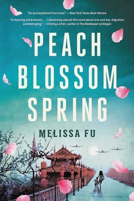 Paperback of Peach Blossom Spring by Back Bay Books, showing the book cover with floral artwork and title text.