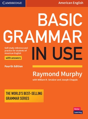 Paperback Cambridge University Press Basic Grammar in Use Student's Book with Answers, self-study reference for American English learners.