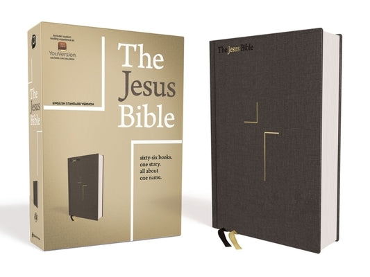 The Jesus Bible, ESV Edition, Cloth Over Board, Grey by Passion