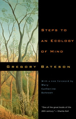 Paperback copy of "Steps to an Ecology of Mind" by University of Chicago Press, showing the book cover with title and author.