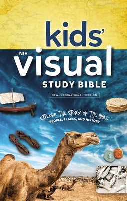 Niv, Kids' Visual Study Bible, Hardcover, Blue, Full Color Interior: Explore the Story of the Bible---People, Places, and History by Zondervan