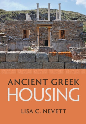 Paperback of Ancient Greek Housing book by Cambridge University Press showing a historic Greek house illustration on the cover.