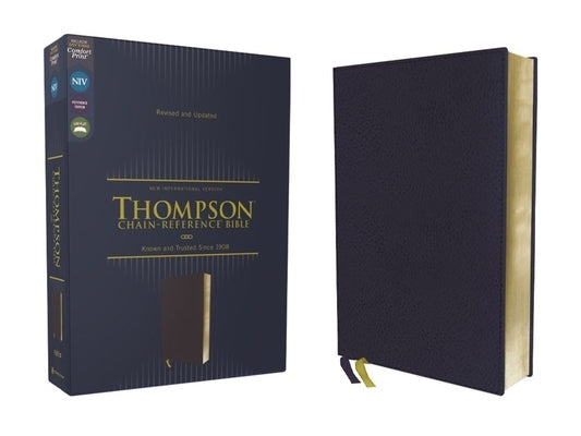 Niv, Thompson Chain-Reference Bible, Leathersoft, Navy, Red Letter, Comfort Print by Thompson, Frank Charles