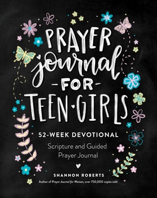 Paperback prayer journal for teen girls with scripture, devotional, and guided prayer pages by Paige Tate & Co.