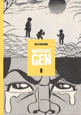 Paperback of Barefoot Gen Volume 8: Merchants of Death by Last Gasp, featuring cover art with Japanese manga style illustration.