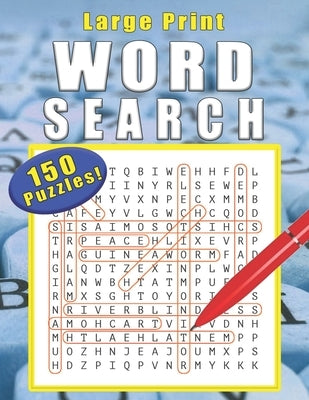 Wood Search Book: 150 puzzles with solutions, 8.5 x 11, soft cover, glossy finish Paperback Independently Published