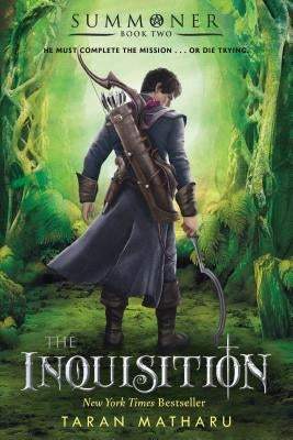 Paperback of The Inquisition: Summoner Book Two by Square Fish, featuring a cover image with dark and mysterious artwork.