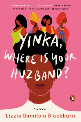 Paperback of "Yinka, Where Is Your Huzband?" by Penguin Books featuring the book cover with vibrant artwork and title text.