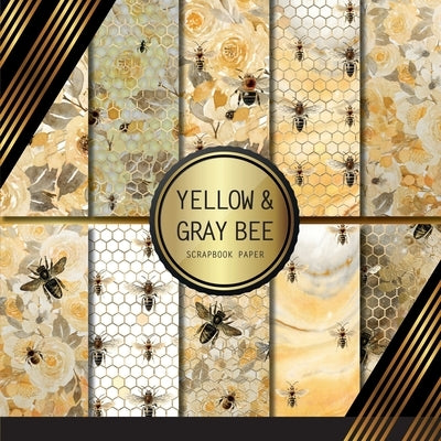 Scrapbook Paper: Yellow And Gray Bee: Double Sided Craft Paper For Card Making, Origami & DIY Projects Decorative Scrapbooking Paper by Palomino, Peyton