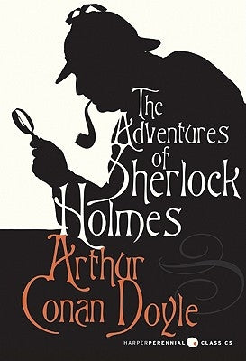 The Adventures of Sherlock Holmes book by Harper Perennial, featuring a classic cover design and vintage-style artwork.