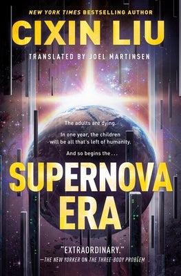 Paperback of Supernova Era by Tor Books featuring the book cover with futuristic artwork and title text.