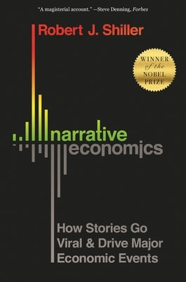 Paperback of Narrative Economics by Princeton University Press featuring a cover with the book title and design elements.