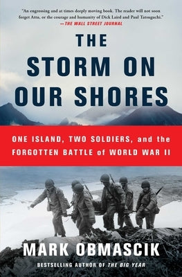 Cover image of "The Storm on Our Shores" by Atria Books, featuring a historical illustration related to WWII on the book cover.