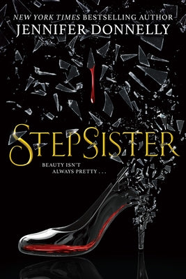 Paperback novel titled "Stepsister" by Scholastic Inc., featuring a colorful cover with illustrations of two characters.