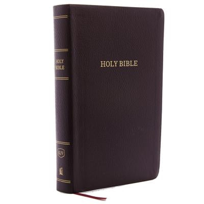 KJV, Reference Bible, Personal Size Giant Print, Bonded Leather, Burgundy, Red Letter Edition by Thomas Nelson