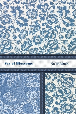 Sea of Blossoms NOTEBOOK [ruled Notebook/Journal/Diary to write in, 60 sheets, Medium Size (A5) 6x9 inches] by Viola, Iris a.