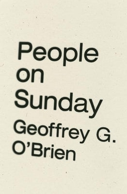 People on Sunday Paperback Wave Books