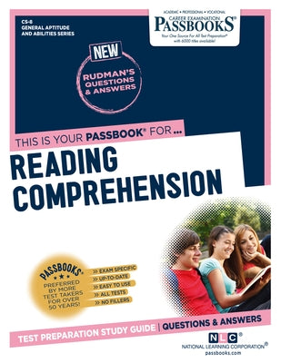 Civil Service Reading Comprehension (Cs-8): Passbooks Study Guidevolume 8 by National Learning Corporation