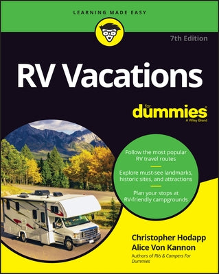 RV Vacations for Dummies by Hodapp, Christopher