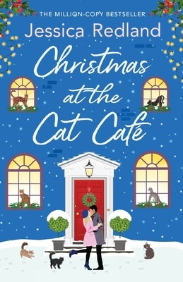 Paperback of Christmas at the Cat Café by Boldwood Books Ltd featuring festive holiday cover with cats and Christmas decorations.