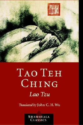Paperback Tao Teh Ching book by Shambhala with a simple cover design and visible text on the front.