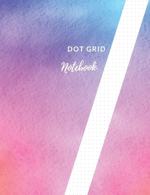 Dot Grid Notebook: Softly Colored Design Dotted Notebook/JournalLarge (8.5 x 11) Dot Grid Composition Notebook by Daisy, Adil
