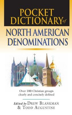 Paperback pocket dictionary by IVP Academic, showing Christian denominations with clear definitions and over 100 North American groups.
