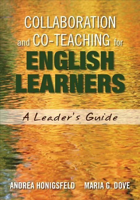 Paperback book titled "Collaboration and Co-Teaching for English Learners" by Corwin Publishers, shown with a white cover and text.