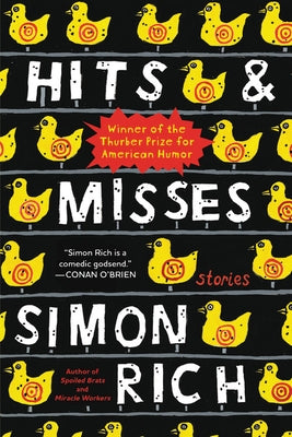 Paperback of Hits and Misses: Stories by Back Bay Books featuring a cover with bold typography and abstract artwork.