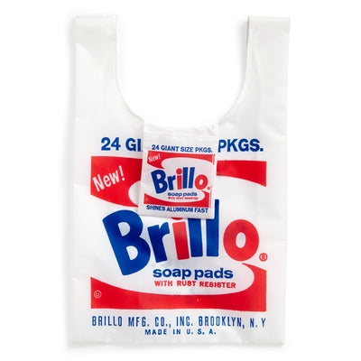 Andy Warhol Brillo Reusable Bag Paperback Galison
