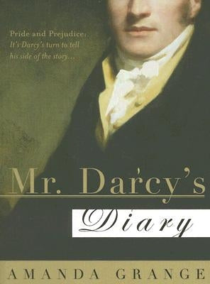 A closed leather-bound journal titled "Mr. Darcy's Diary" from Sourcebooks Landmark, featuring elegant gold lettering on the cover.