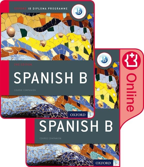 Paperback Ib Spanish B Course Book Pack for Oxford Ib Diploma Programme by Oxford University Press, USA, with cover and pages visible.