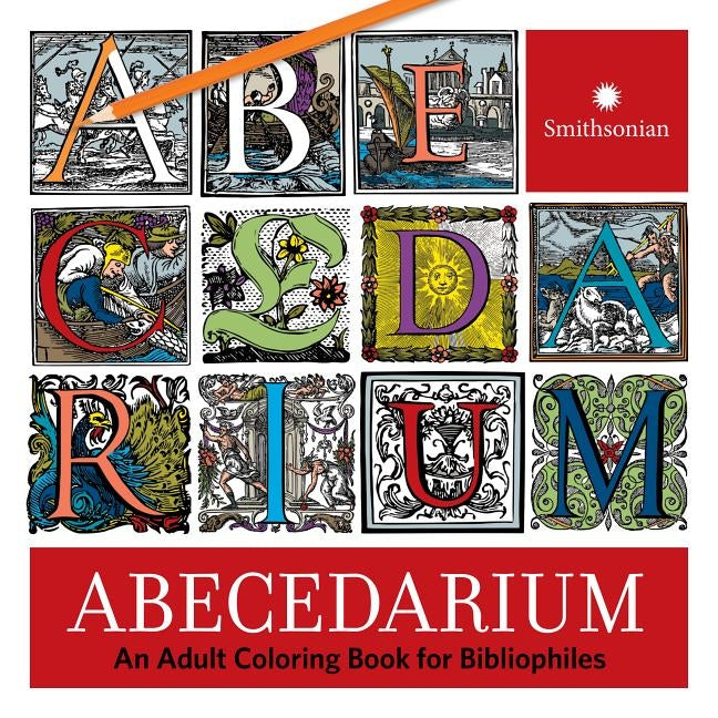 Abecedarium: An Adult Coloring Book for Bibliophiles by Vekerdy, Lilla