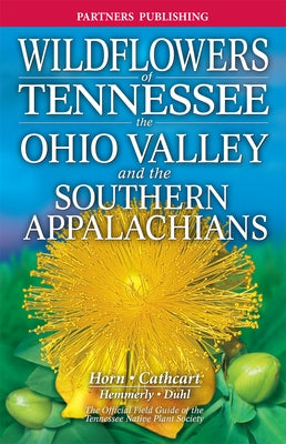 Paperback book titled "Wildflowers of Tennessee" by Publishing Partners, featuring colorful wildflower illustrations on the cover.