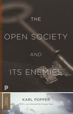 Paperback of The Open Society and Its Enemies by Princeton University Press, featuring a cover with text and abstract design.